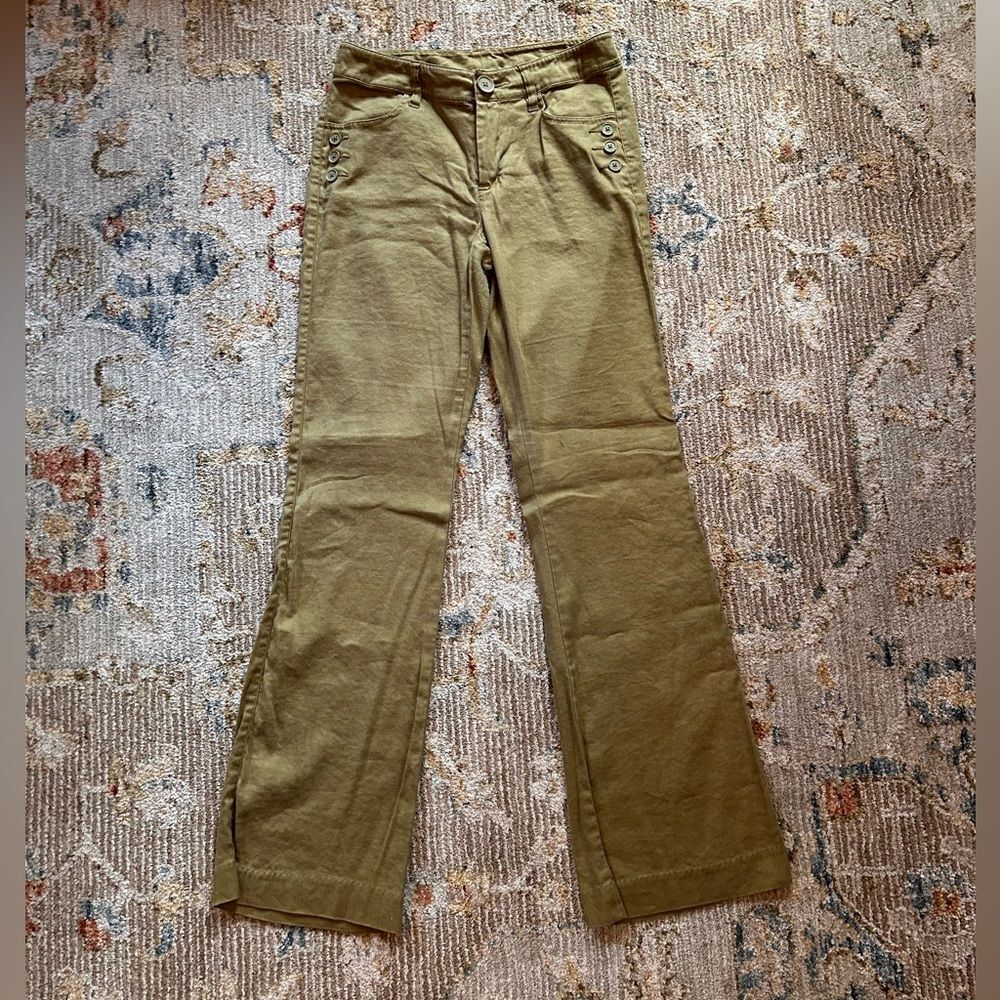 CAbi Khaki Green Trousers